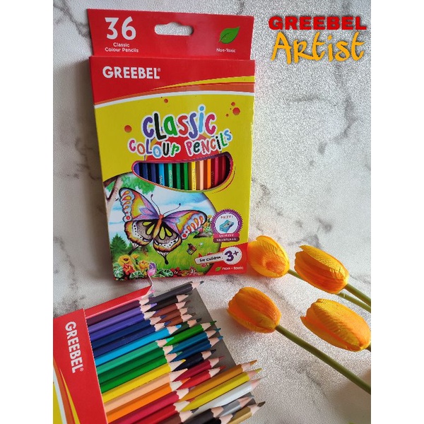 

Pensil Warna Greebel Classic 36 Warna - GREEBEL 7036