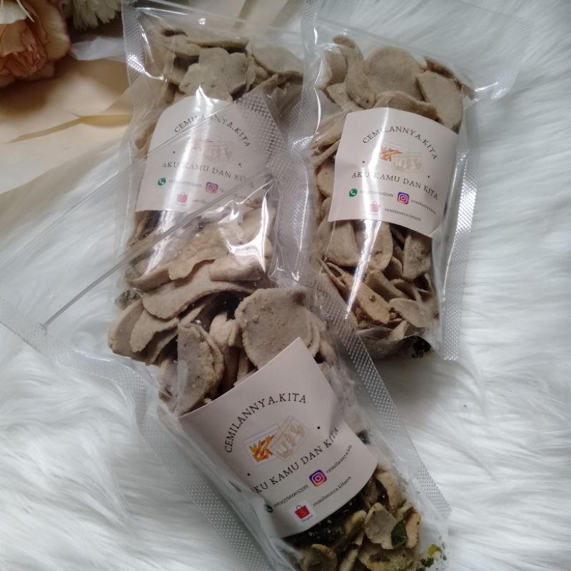 

Cemilannya kita cemilan basreng bulat original 150gr