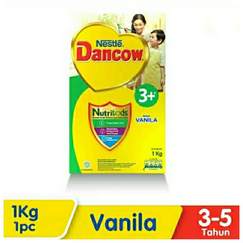 

Susu Dancow 3+ 1kg Nutritods Vanila