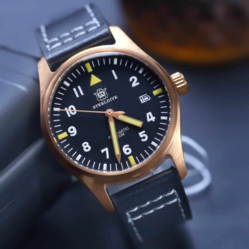 Jam Tangan STEELDIVE Bronze (Perunggu)