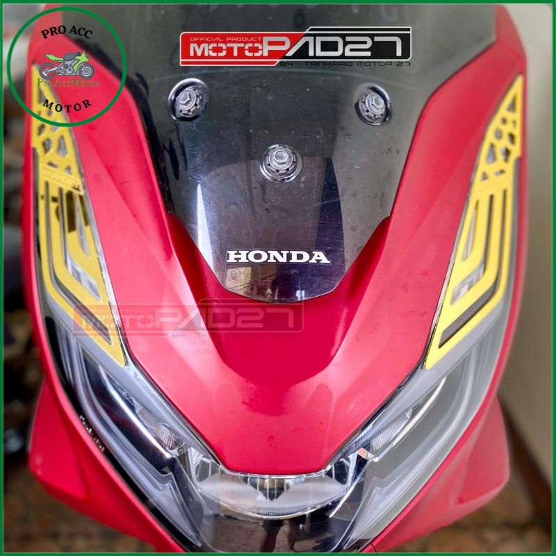 garnis garnish lampu depan NEW PCX 160 MOTOPAD27 premium 2 pcs