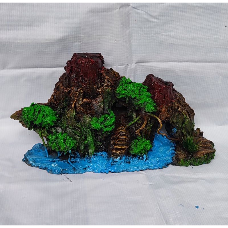 tebing volcano aquascape kembar