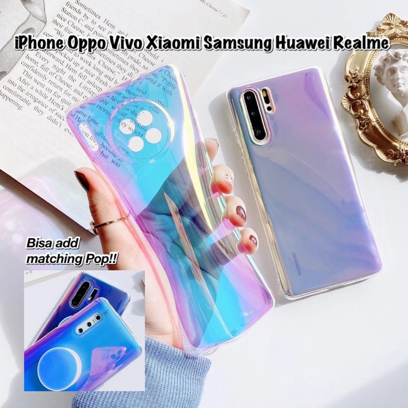 Aurora Case Samsung a21s A51 A71 A32 A52 A72 S20 S21 plus ultra S20FE Oppo reno 5f Vivo Y50 Y30 X60