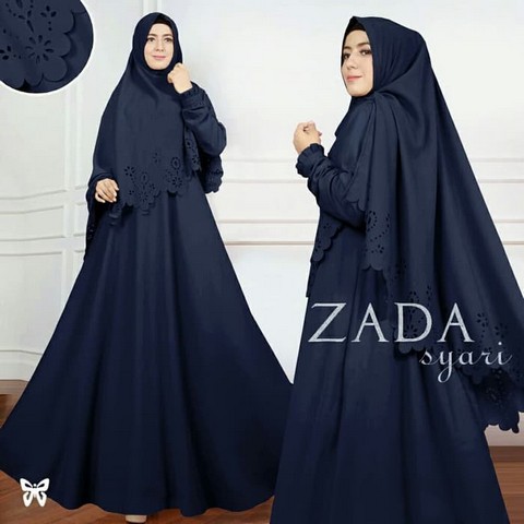 NEW Zada Syari Busana Muslim Modern Kekinian Gamis Syar'i Busui - Maroon Pakaian Wanita