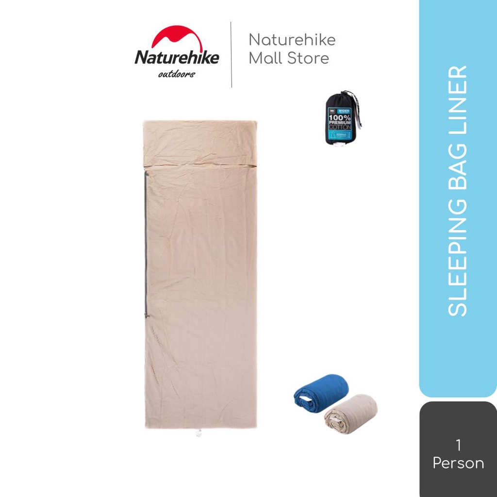 SLEEPING BAG LINER NATUREHIKE NH15S012-D KANTONG TIDUR CAMPING