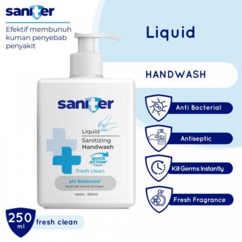 Saniter Liquid Sanotizing Hand wash 250ml