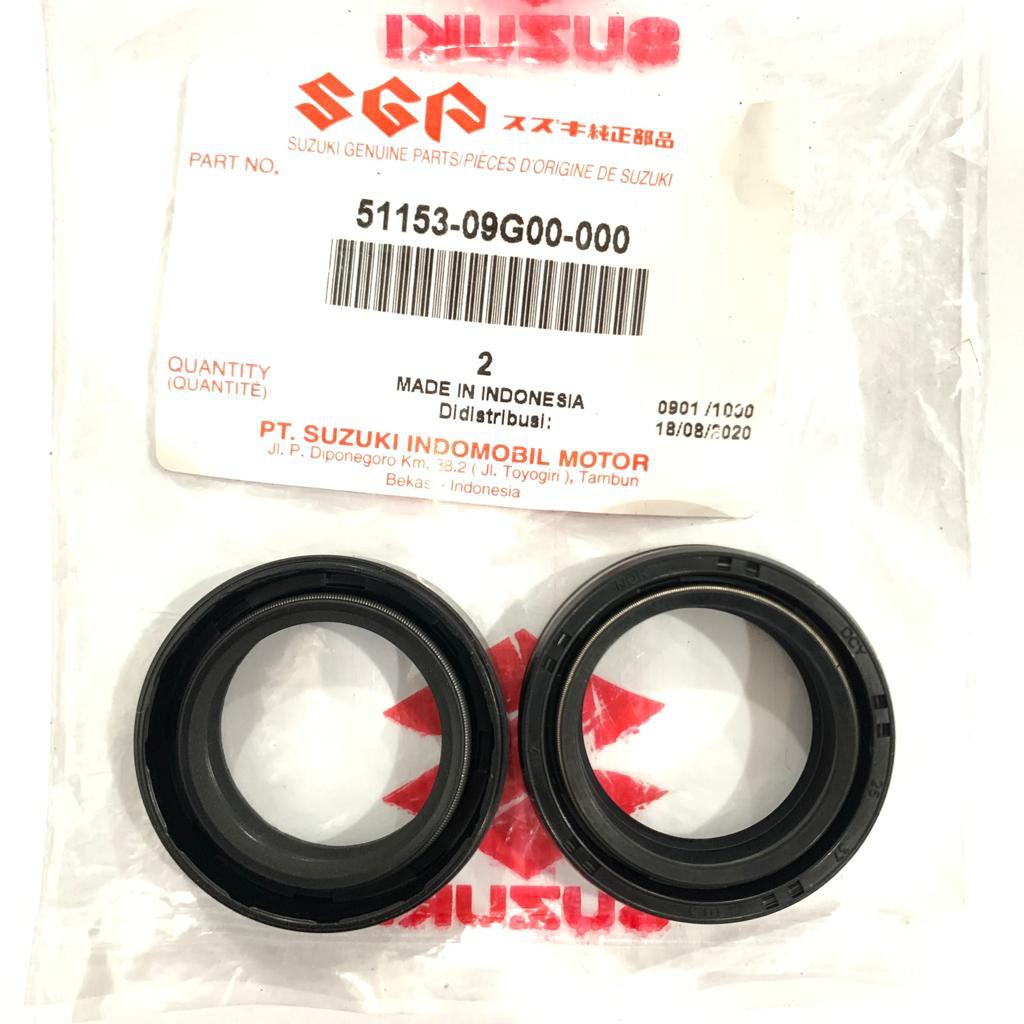 SEAL SIL SHOCK SOK SPIN SATRIA FU SPIN SMASH 51153-09G00 SET ISI 2 SGP