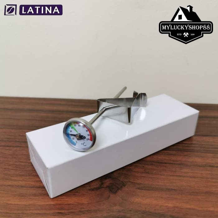 Latina Coffee Thermometer Analog With Clip Rainbow MTH-3309 Teko Kopi