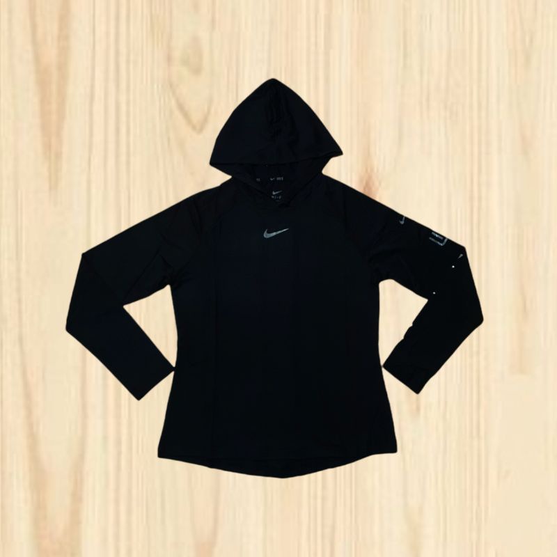 SPORTSWEAR KAOS IMPORT LENGAN PANJANG WANITA KUPLUK HOODIE NIKE RUNNING LADIES OLAHRAGA IMPORT GRADE