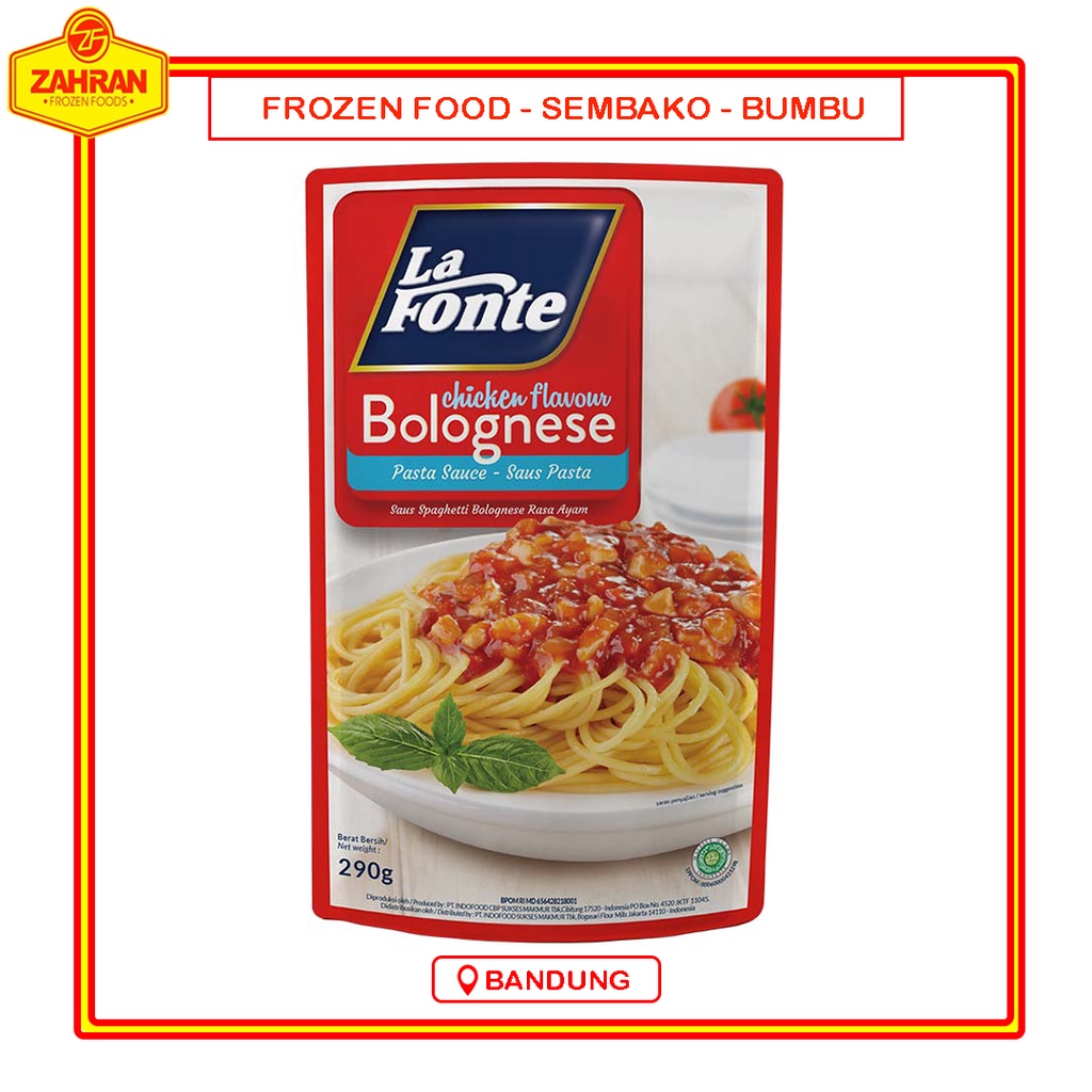 

La Fonte Bolognese Saus Pasta 2990gr Saos Instan Murah Bandung