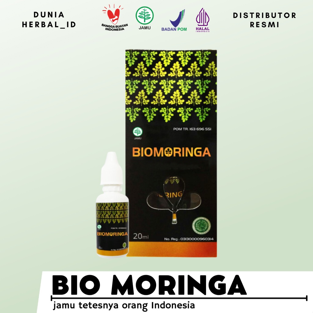 JAMU TETES - HERBAL ALAMI - BIO MORINGA - BPOM - HALAL - OBAT TETES