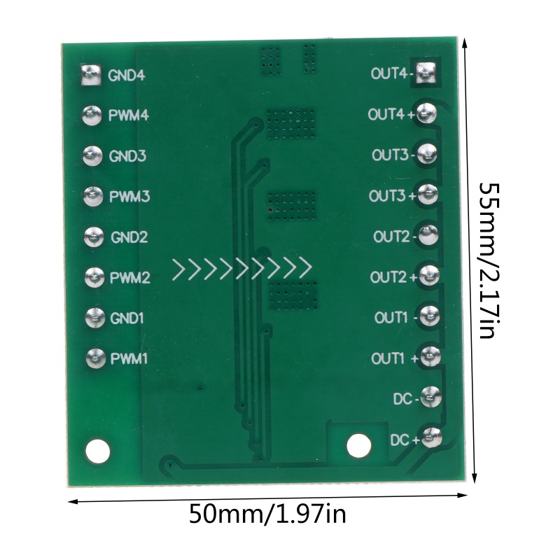 Modul FET Drive Tabung MOS btsg PWM Control PLC Amplifikasi Papan Sirkuit Empat Arah