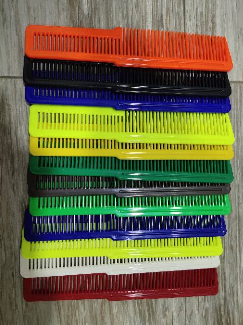 Sisir rambut sisir 1 isi 12 sisir alat cukur rambut flat comb barber