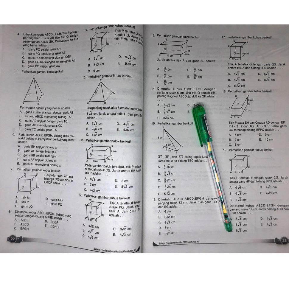 [KODE G5366] LKS MATEMATIKA WAJIB SMA/ MA KELAS XII 12 SEMESTER 1&2 2020/2021 | Viva Pakarindo