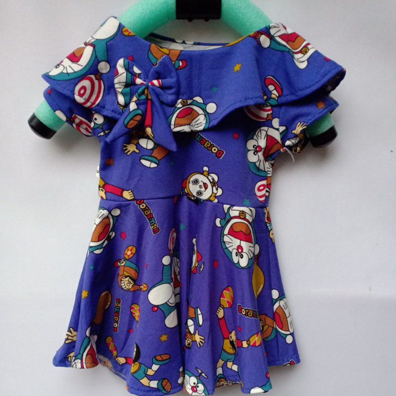 Dress Anak Baby Tery ~model sabrina leher