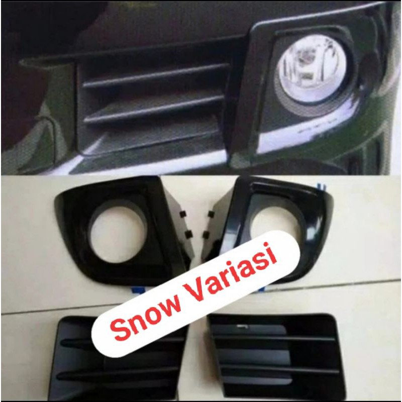 Paket Foglamp Kisi Avanza VVTI 2008 2011 Hitam Chrome Silver Putih