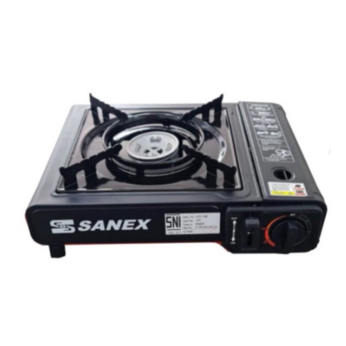 Kompor Portable / Camping 2 In 1 Sanex  (Bisa Gas Elpiji &amp; Gas Kaleng) - SNI