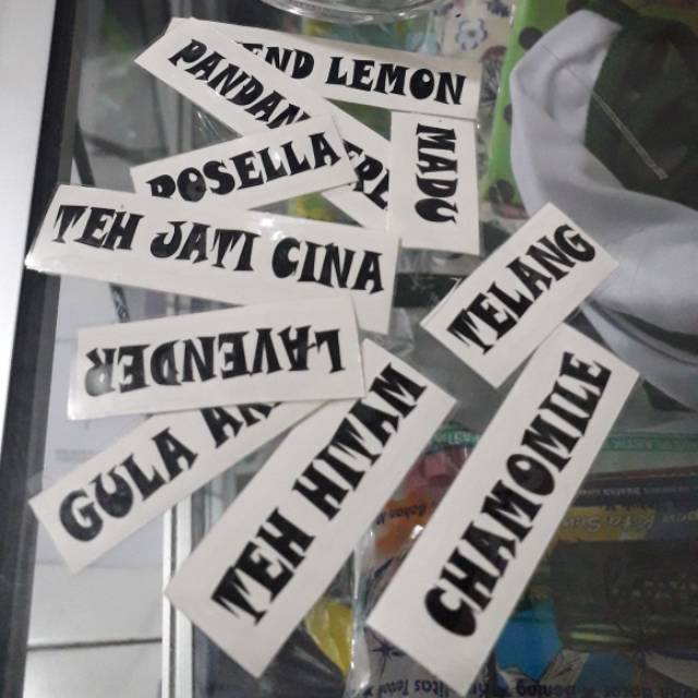 

Custom Stiker bumbu isi 10