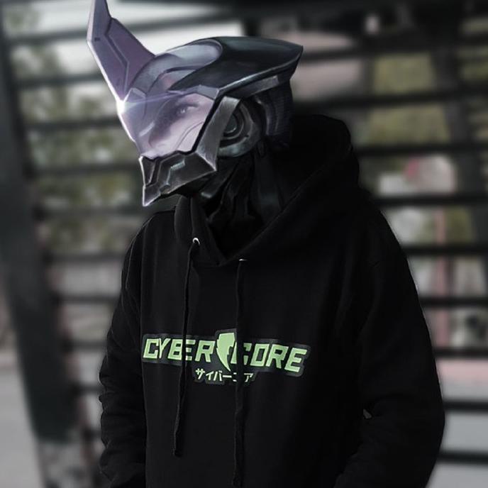 NVD1511/HD-CYBRCR Hoodie Cybercore Glow In The Dark Limited AOV