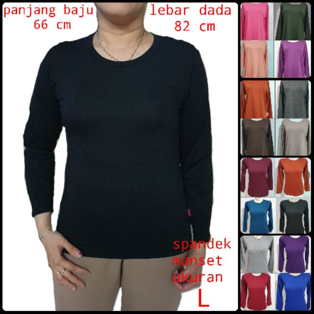MEYGROSIR Manset spandek Panjang M.L.XL.XXL.XXXL.XXXXL JUMBO banyak warna