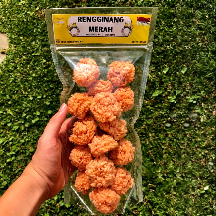 

RENGGINANG MERAH ALA SNAKING Netto 155gr