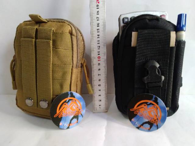 TAS PINGGANG A318 TACTICAL ARMY Loreng POUCH TEMPAT SARUNG HP