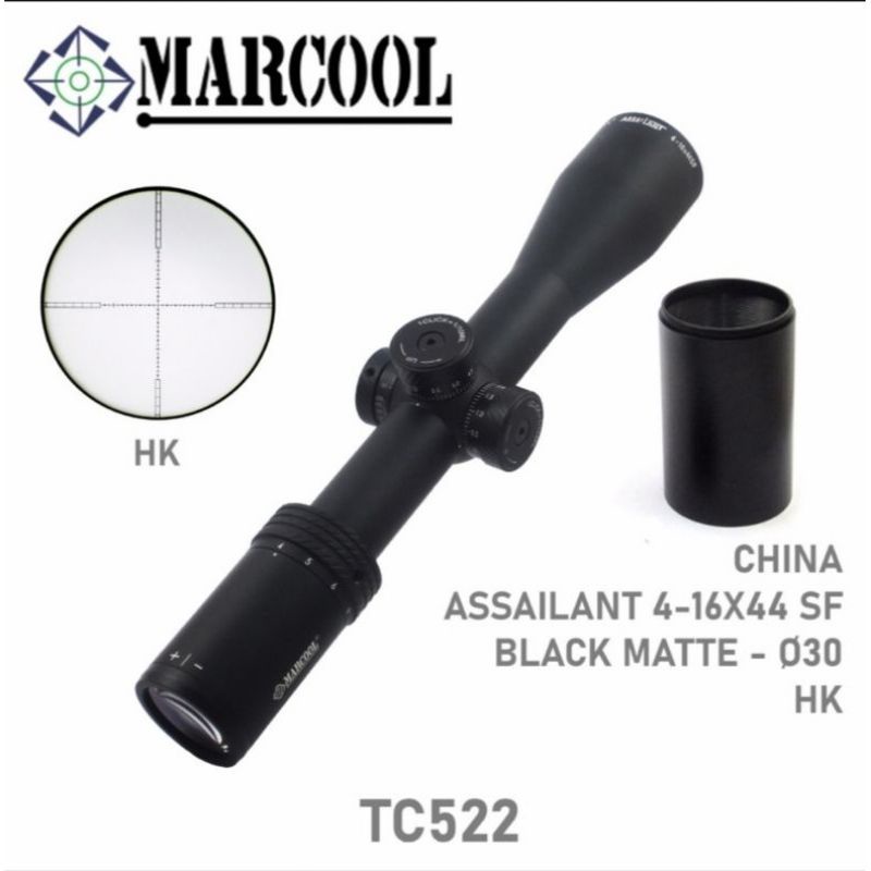 TELESCOPE MARCOOL ASSAILANT 4-16x44 SF HK RETICLE