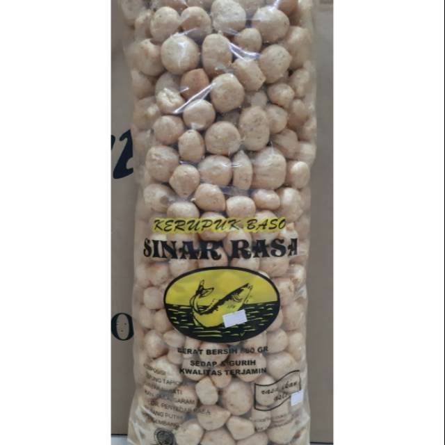 

KERUPUK BASO IKAN 800 GR / Kerupuk Baso ikan