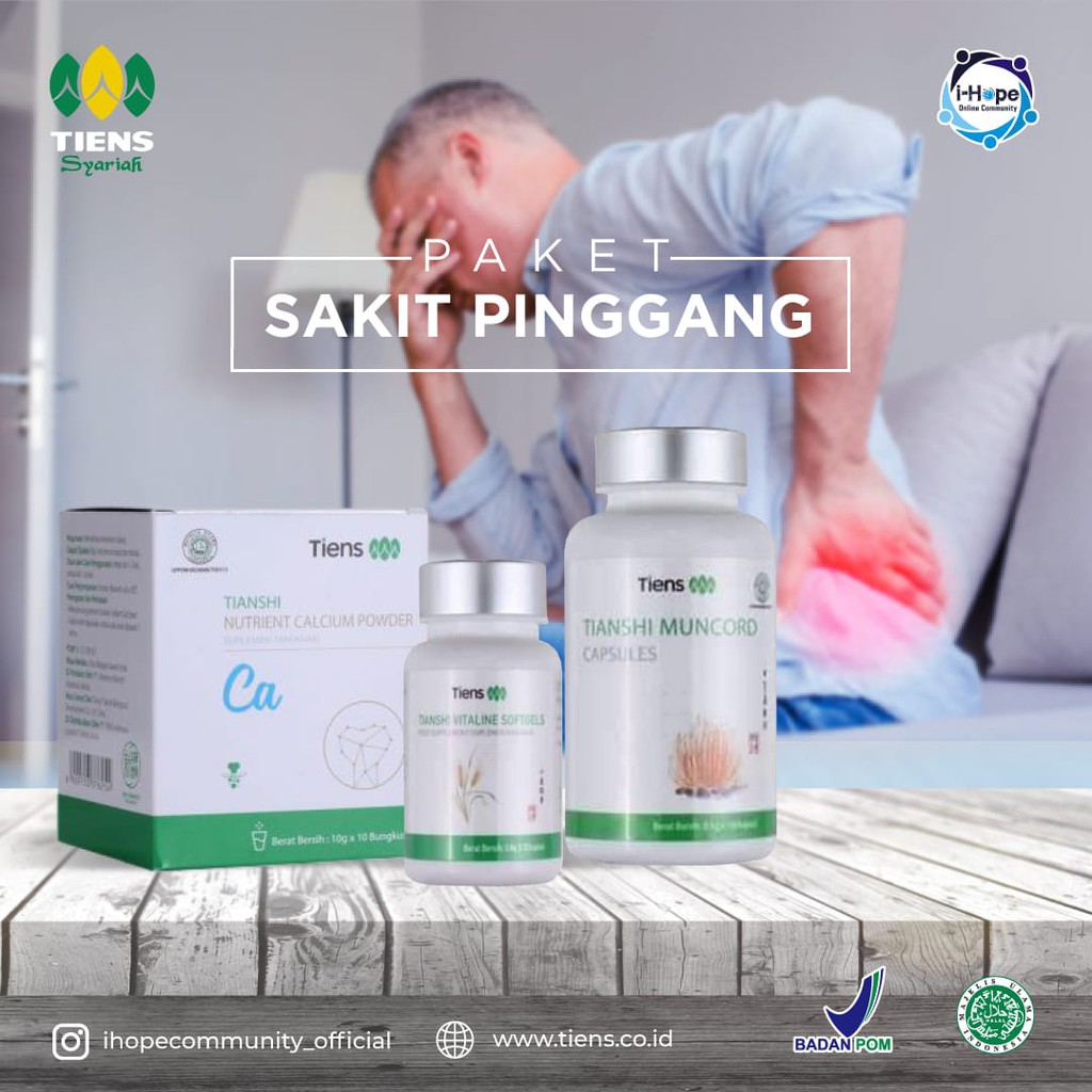 Paket Sakit Pinggang Tiens Ori by:spirulina.idsurabaya