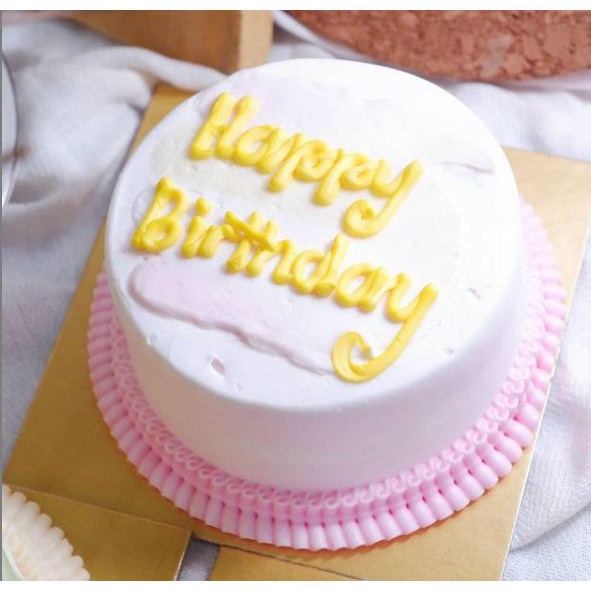 

Kue Ulang Tahun Ultah Black Forest Model Bercak Cream 2 - Mini Cake