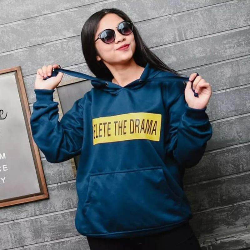 DELETE DRAMA HOODIE || SWEATER PRIA || HOODIE WANITA || SWEATER MURAH #DD