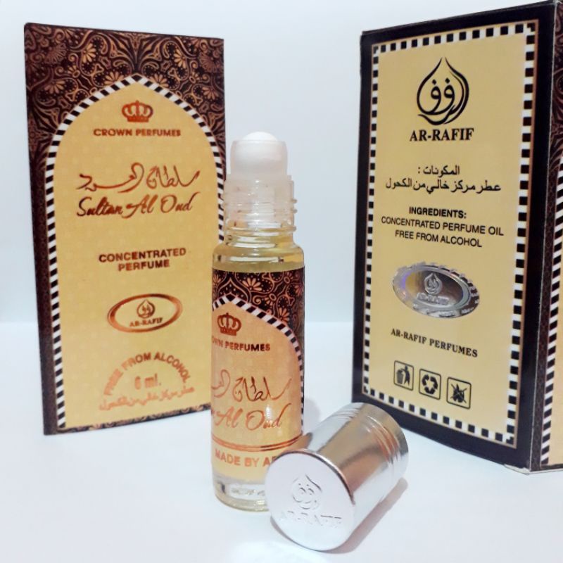 SULTAN AL OUD Parfum AR-RAFIF Minyak Wangi Kemasan 6ML Roll On Non Alkohol