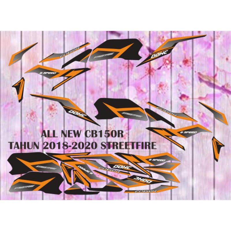 STIKER STRIPING MOTOR ALL NEW CB 150R TH 2018-2020 STREETFIRE