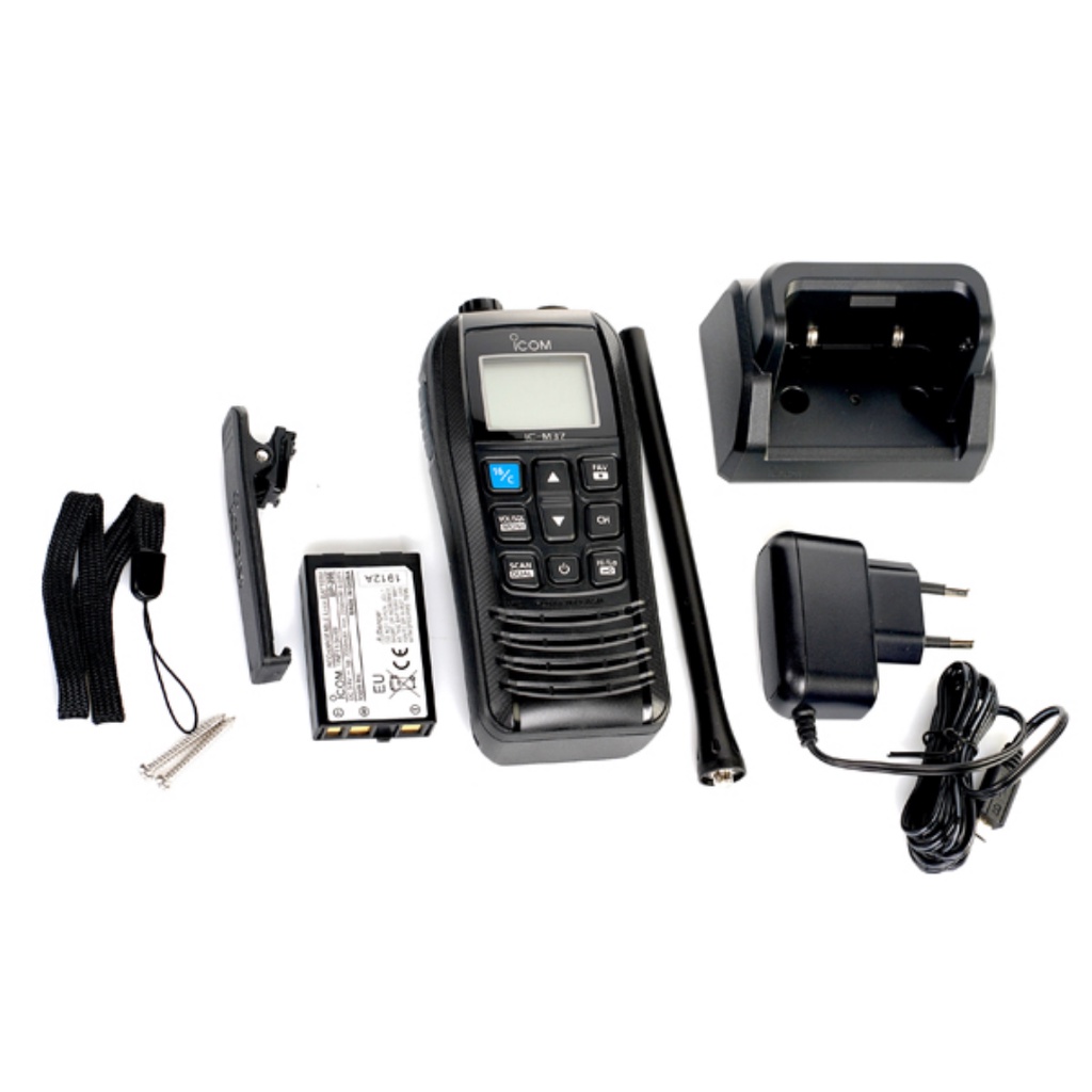 ICOM RADIO MARINE IC-M37 VHF TRANSCEIVER NEW ORIGINAL GARANSI RESMI POSTEL