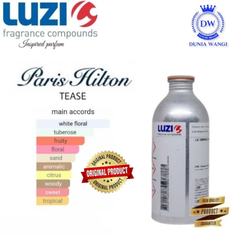 BIBIT PARFUM MURNI | PARIS HILTON TEASE | LUZI | REPACK | 100 ML - WS