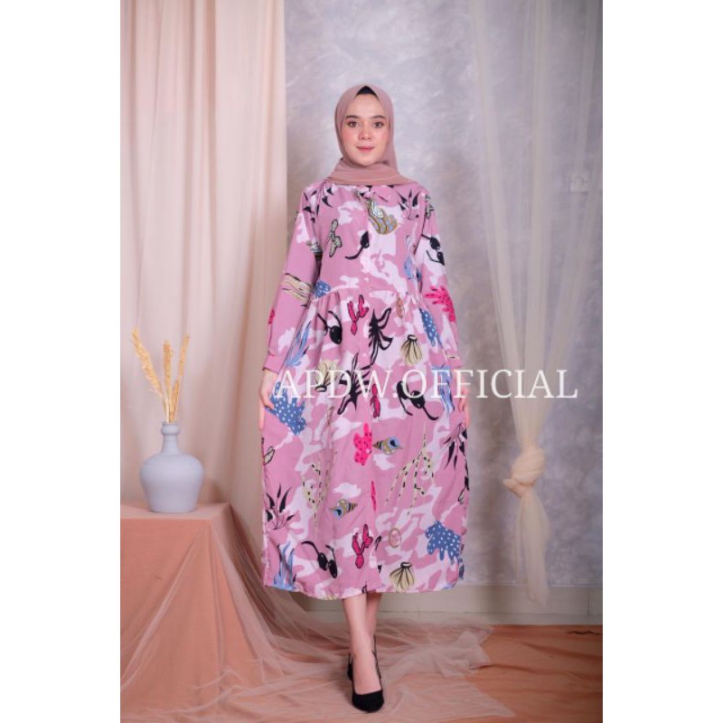 HOMEY DRESS PRITA//DRESS WOLFIS//PRITA HOME DRESS OMJ