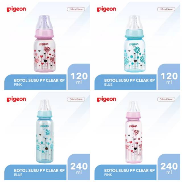 PIGEON BOTOL PP CLEAR RP W/S-TYPE NIP