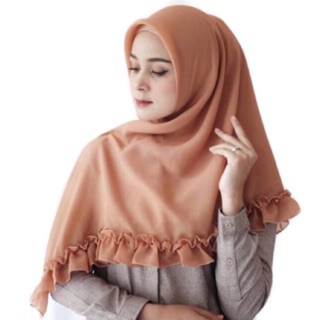  jilbab  segiempat bella rempel Shopee Indonesia