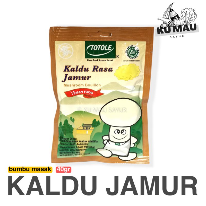 

Totole Kaldu Jamur 40gr - Ku Mau Sayur