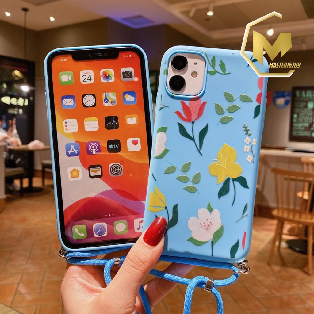 SS179 CASE SLINGCASE LANYARD BUNGA OPPO A1K A37 NEO 9 A71 A83 A39 A57 F7 F5 YOUTH MA1203