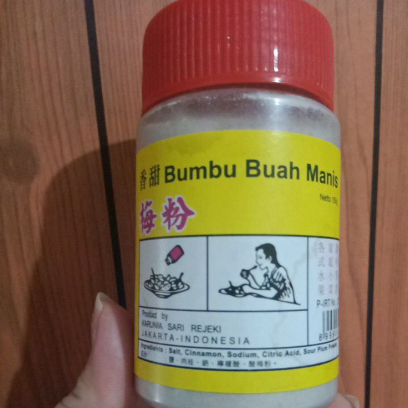 

BUMBU BUAH MANIS BUBUK BUAH PEAR APEL DAN LAINNYA CAP ELANG 150 GRAM rasa manis