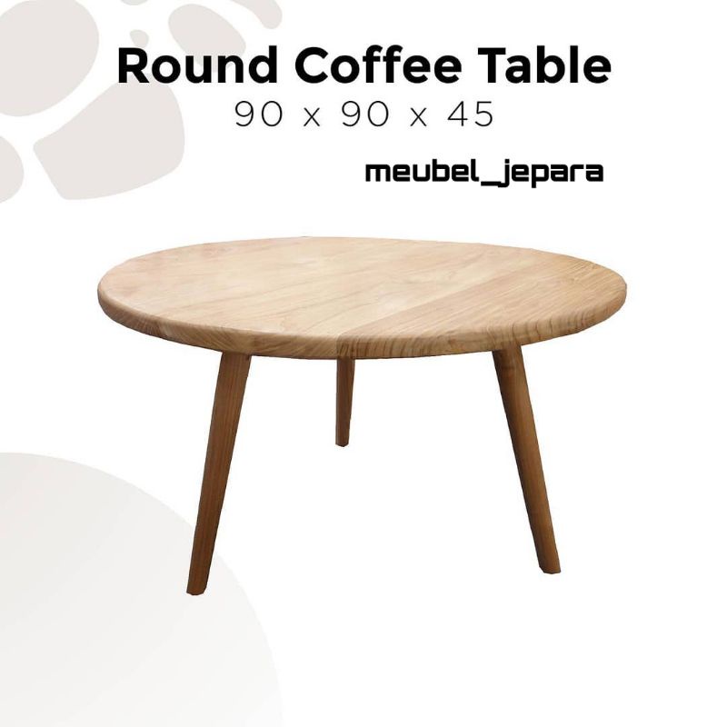 MEJA KOPI KAYU JATI TUA/FURNITURE JEPARA