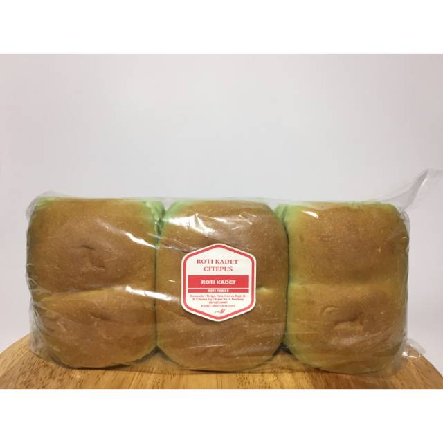 Roti kadet / kuro pandan / hiijau untuk roti kukus bakar rokupang