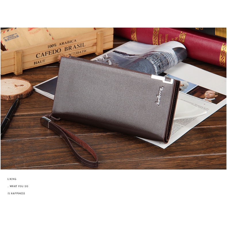 Baellerry Dompet Kulit Pria Wanita Ekslusif Model Panjang Original Import