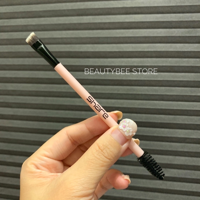 BRUSH ALIS / EYEBROW BRUSH + SIKAT ALIS 2 IN 1 MERK SHARE F3686a-1