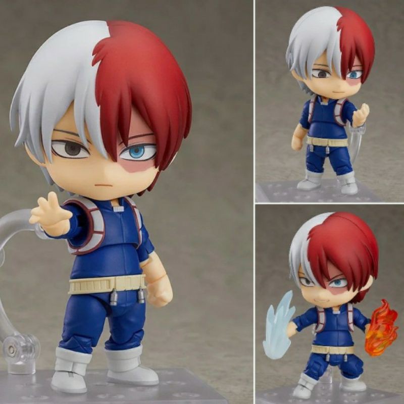 Action Figure Shoto Todoroki My Hero Academia Nendoroid Miniature Toy Boneka