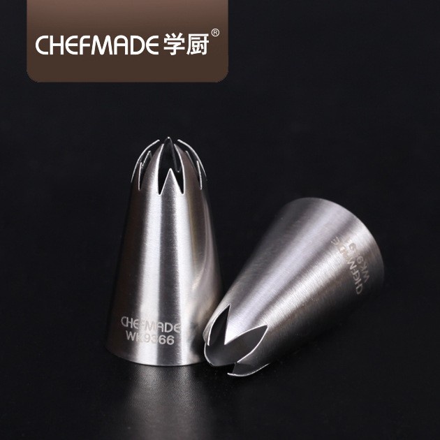 chefmade stainless spuit decorating tip (per pcs) wk9392 wk9393 wk9389 pastry tip