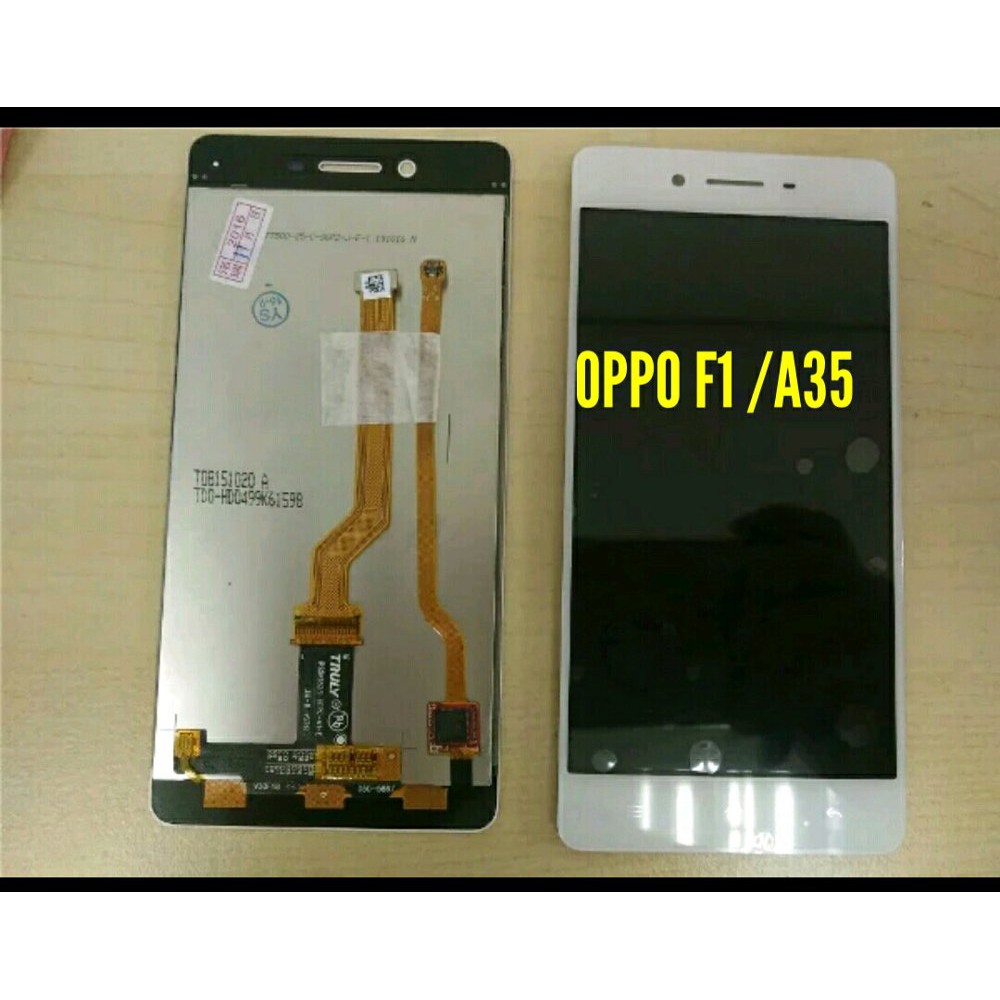 LCD OPPO A35 SAMA TOUCHSREEN PUTIH ORI FIND F1 F1F F1FW