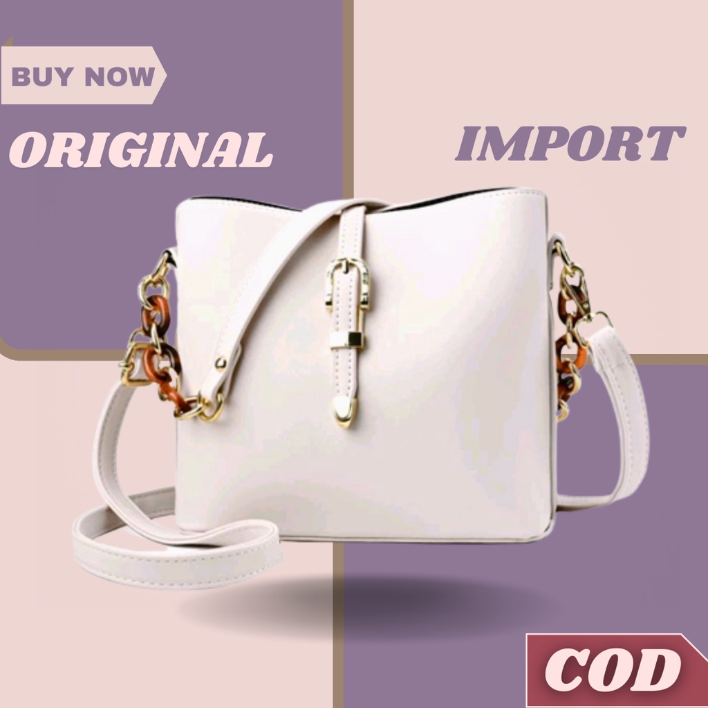 302655 Tas SELEMPANG Bucket 2 model tali wanita tas import BQ2655 EL 5113 CR7444 JT8836 GT1848