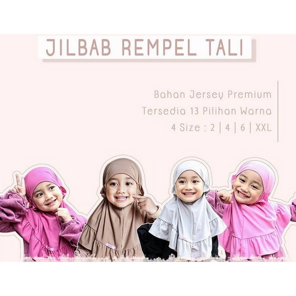 Jilbab Instan Anak Tali Candy  hijab anak bajuanak kshfashion